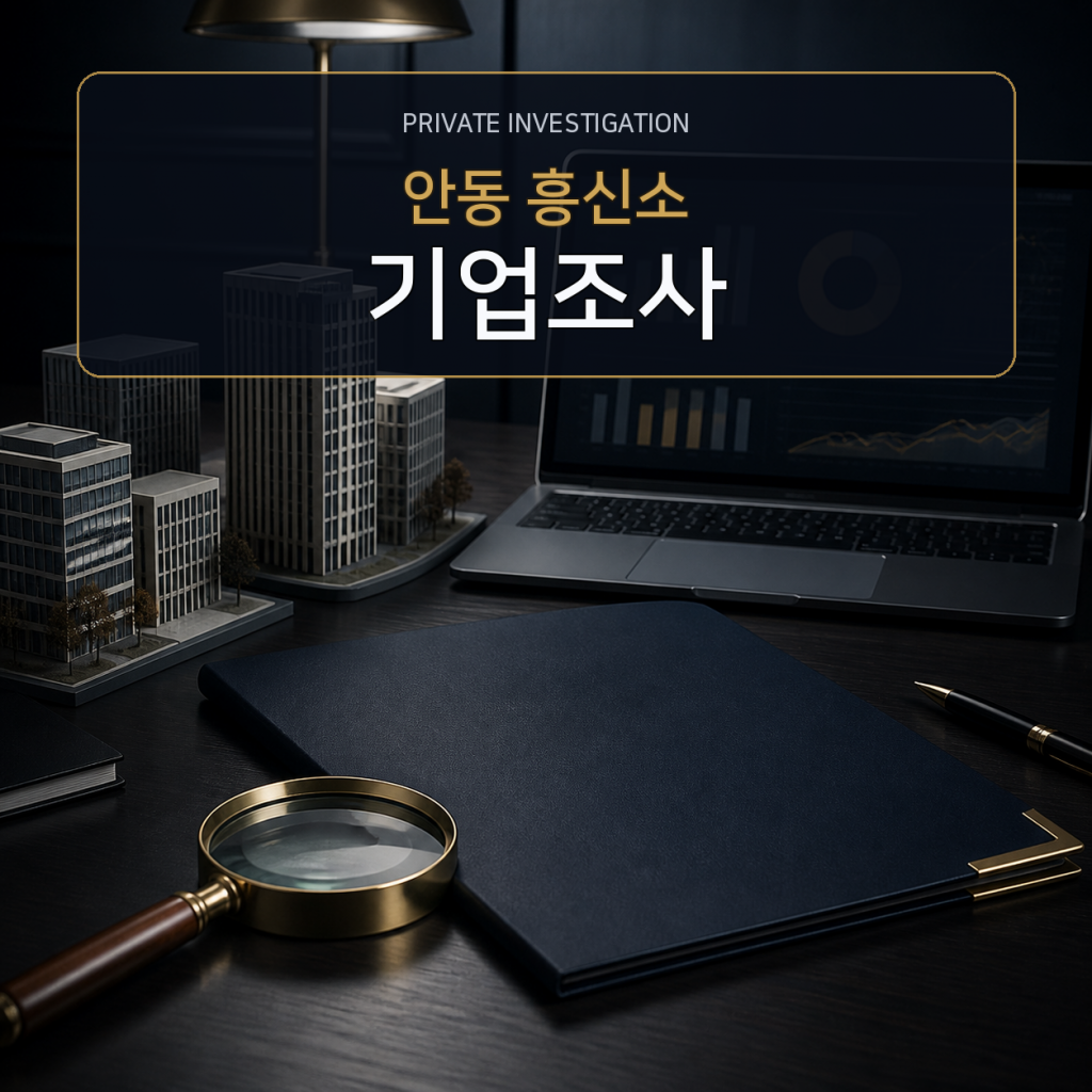 안동 기업·거래처 조사 전문 흥신소